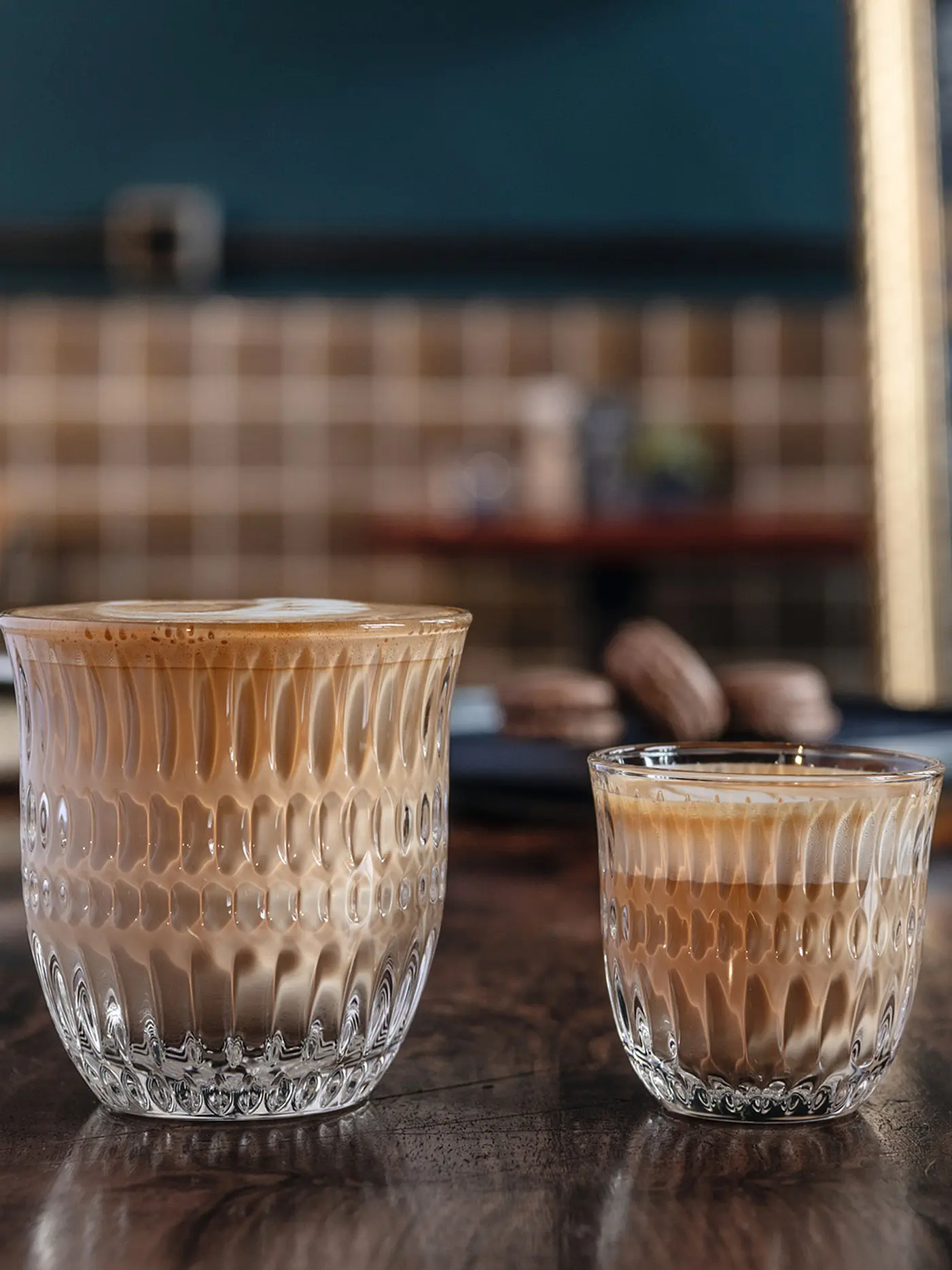 NACHTMANN | Cappuccino Flat White Glas 2er Set ETHNO Barista 235ml | 